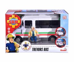 TWM Hrací set Fireman Sam - Trevor junior bus 3 díly