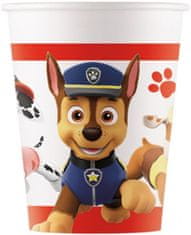 TWM kelímky Paw Patrol junior 200 ml 8 cm červený karton 8 ks