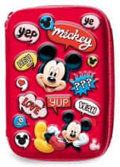 TWM Pouzdro Mickey Mouse Junior 14 x 21 cm polyester / EVA červená