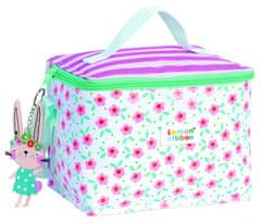 TWM Lunchbox junior 5 litrů 23 cm polyester růžová / zelená