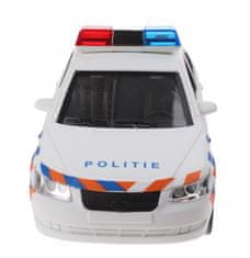 TWM Policejní auto se světly a zvukem 24 cm bílé