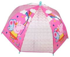 TWM deštník Peppa Girls prasátka 50 cm, polyester růžový