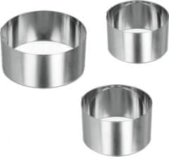 TWM multifunkční prsteny stříbrná nerez 3 ks