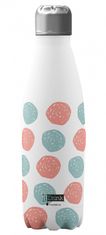 TWM termoska Dots 500 ml bílá nerez