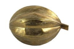 TWM ozdoba Pompoen Afonso 15,5 cm polystone zlatá