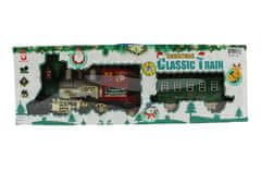 TWM Lokomotiva a vagónek Christmas Classic Train 58 x 18 cm