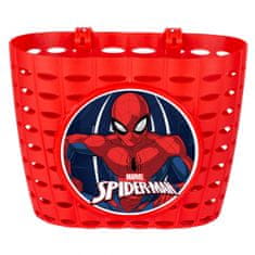 TWM Košík na kolo Spider-Manjunior 20 cm červený