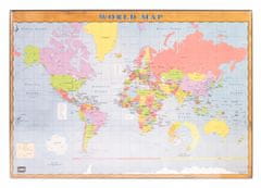 TWM Podložka na stůl World Map 34,5 x 49,5 cm PVC