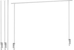 TWM stolní svorka 135/250 x 4 x 100 cm bílá ocel, 3 kusy