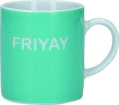 TWM Friyay šálek na espresso 80 ml modrý porcelán