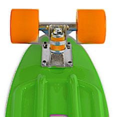 TWM Retro skateboard 56 cm, polypropylen zelený