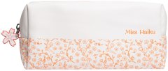 TWM pouzdro Miss Haiku junior 20 x 9 cm polyester bílá