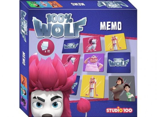 TWM Paměťová hra 100% Wolf junior fialový karton