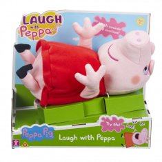 TWM Plyšová hračka Peppa Pig junior 24 cm růžovo-červená