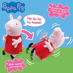 TWM Plyšová hračka Peppa Pig junior 24 cm růžovo-červená