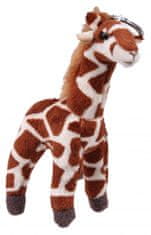 TWM klíčenka žirafa 12 cm plyšově hnědá
