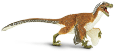 TWM Velociraptor dinosaurus chlapci 21,5 cm guma oranžová