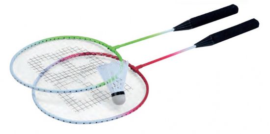 TWM Badmintonová sada zelená / červená 2 ks
