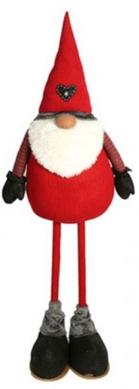 TWM Vánoční figurka Gnome Paul, 130 cm červená