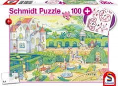 TWM Puzzle Bij de Sprookjesprinsessen junior 100 dílů