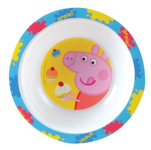 TWM Peppa miska Plastové prase 16 cm bílé