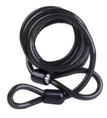 TWM S 8,18 L Spirálový kabel se smyčkami 1800 x 8 mm černý