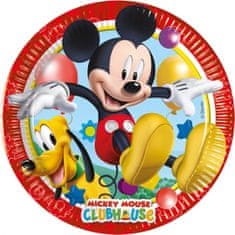 TWM párty talíře Hravý Mickey 23 cm karton červený 8 ks