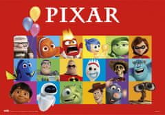 TWM Psací podložka Pixar 34,5 x 49,5 cm PVC červená