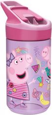 TWM Láhev na pití Peppa Pig 480 ml 7 x 18 cm tritan růžová / lila