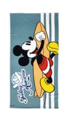 TWM Mickey ručník pro chlapce 140 x 70 cm polyester modrý