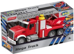 TWM hasičský vůz Mega Truck 35 x 52 cm 1,5V červený friction