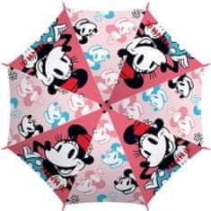 TWM deštník Minnie Mouse junior 52 cm, tmavě růžový polyester