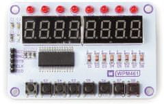 TWM modul displeje / klávesnice TM1638 5V 76,2 x 50,2 mm bílá