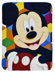 TWM fleecová deka Mickey junior 100 x 140 cm