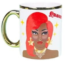 TWM Keramický bílý hrnek Dress Up Your Drag Queen 350 ml