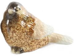 TWM Vánoční figurka Vogel Gizmo 6,5 cm polystone hnědá