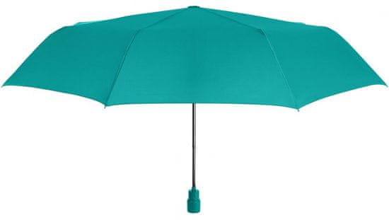 TWM Dámský mini deštník 99 cm automatický aqua polyester