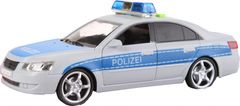 TWM Policejní auto se světly a zvukem 24 cm bílá / modrá