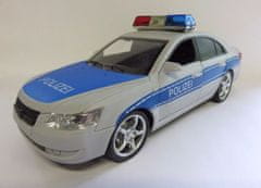 TWM Policejní auto se světly a zvukem 24 cm bílá / modrá