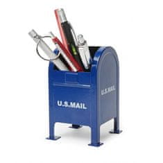 TWM Držák na americké poštovní pero 8,6 x 13,2 cm ocelově modrý
