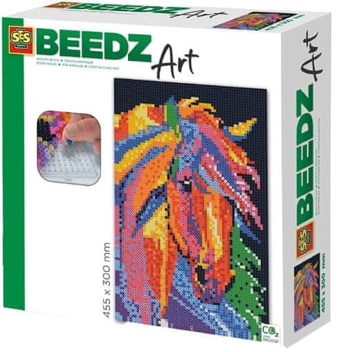 TWM beedz Art Beedz Art kůň 45,5 x 30 cm 9 kusů