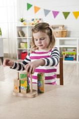 TWM blok puzzle Rups / vlinder junior wood 10 ks