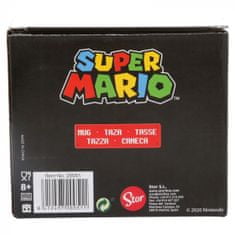 TWM Super Mario juniorský hrnek 325 ml keramická bílá / červená