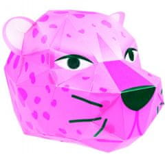 TWM Udělejte si svou vlastní ledovou leopardí hlavu z růžového papíru