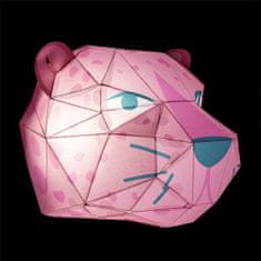 TWM Udělejte si svou vlastní ledovou leopardí hlavu z růžového papíru