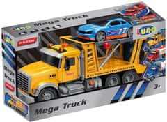 TWM autopřepravník Mega Truck 45 x 15,5 cm 1,5V třecí žlutá