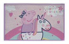 TWM Dívčí koberec Peppa Pig 40 x 60 cm růžový