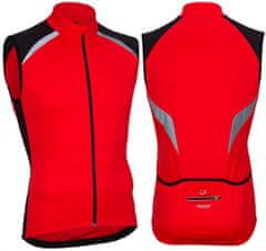 TWM pánský cyklistický dres červený polyester velikost L.