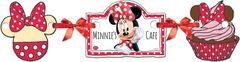 TWM girlanda Minnie Mouse Café 110 cm, papír fuchsie