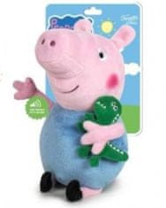 TWM plyšová hračka se zvukem Peppa Pig 27 cm modrý plyš